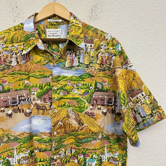 Vintage REYN SPOONER Guy Buffet Youthville Hawaiian Short Sleeve Shirt - Picture 3 of 8